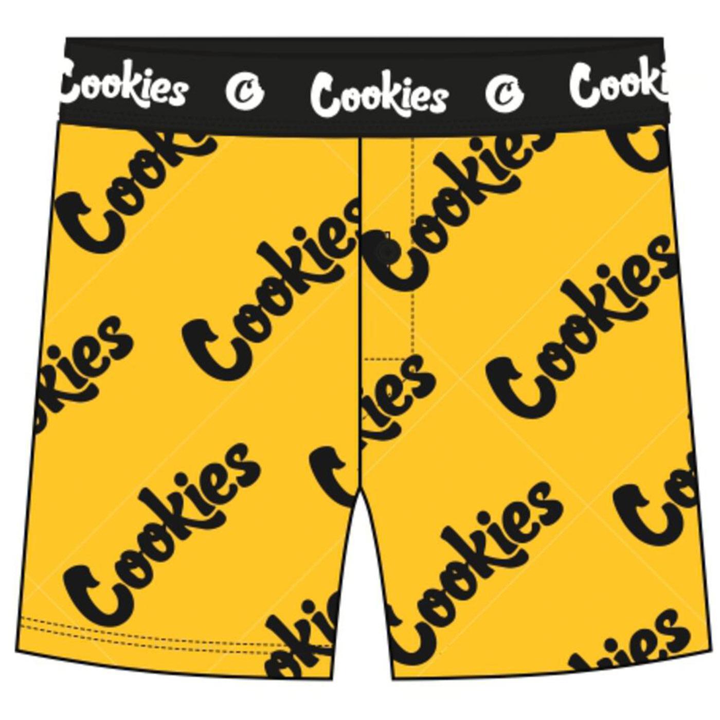 Repeated Print Boxer Briefs (Yellow) | Cookies Clothing