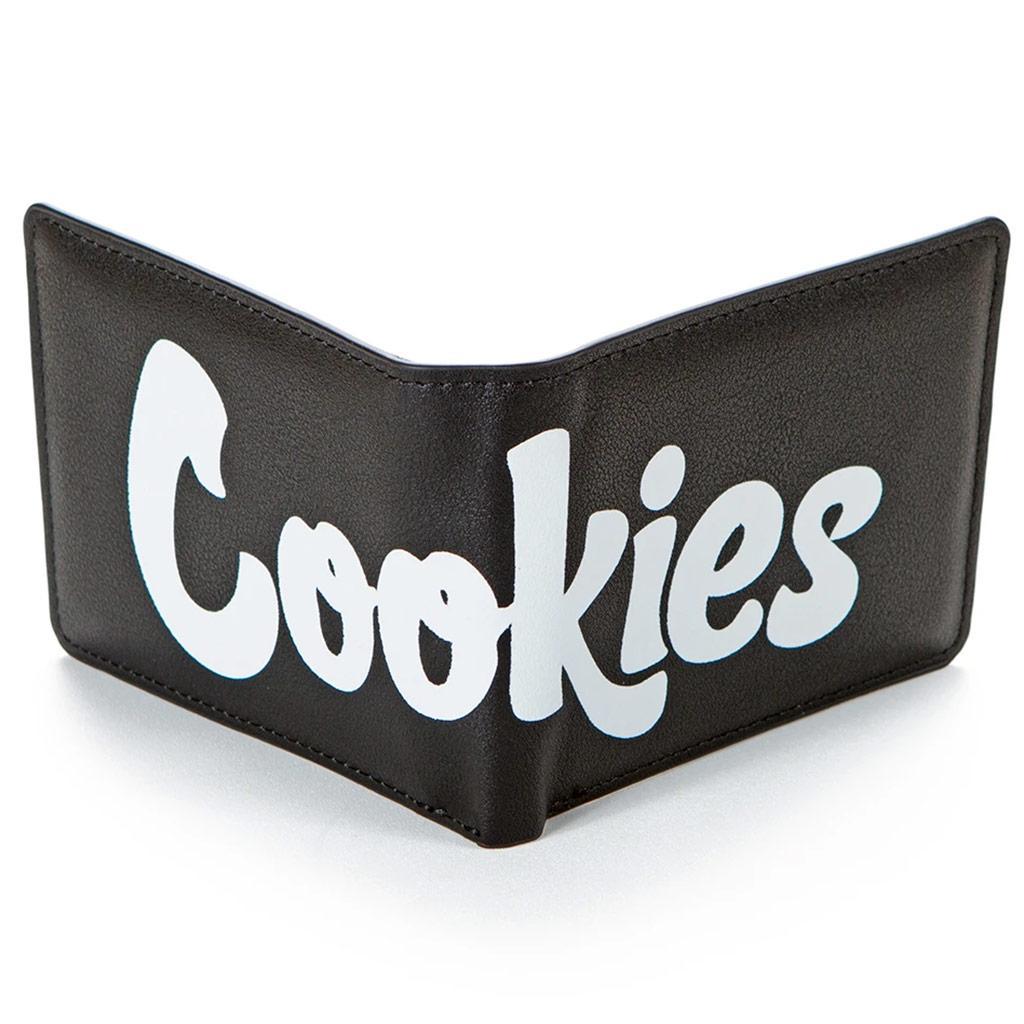 Textured Faux Leather Wallet (Black) | Cookies Clothing