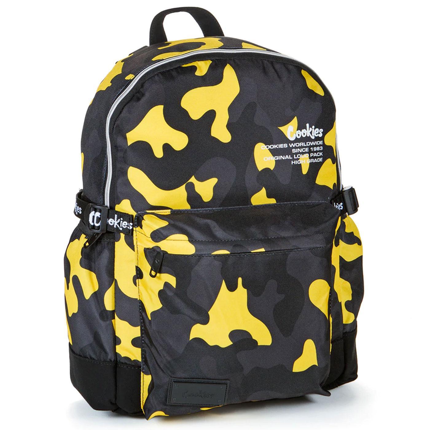 Off The Grid Smell Proof Backpack (Yellow Camo) | Cookies Clothing