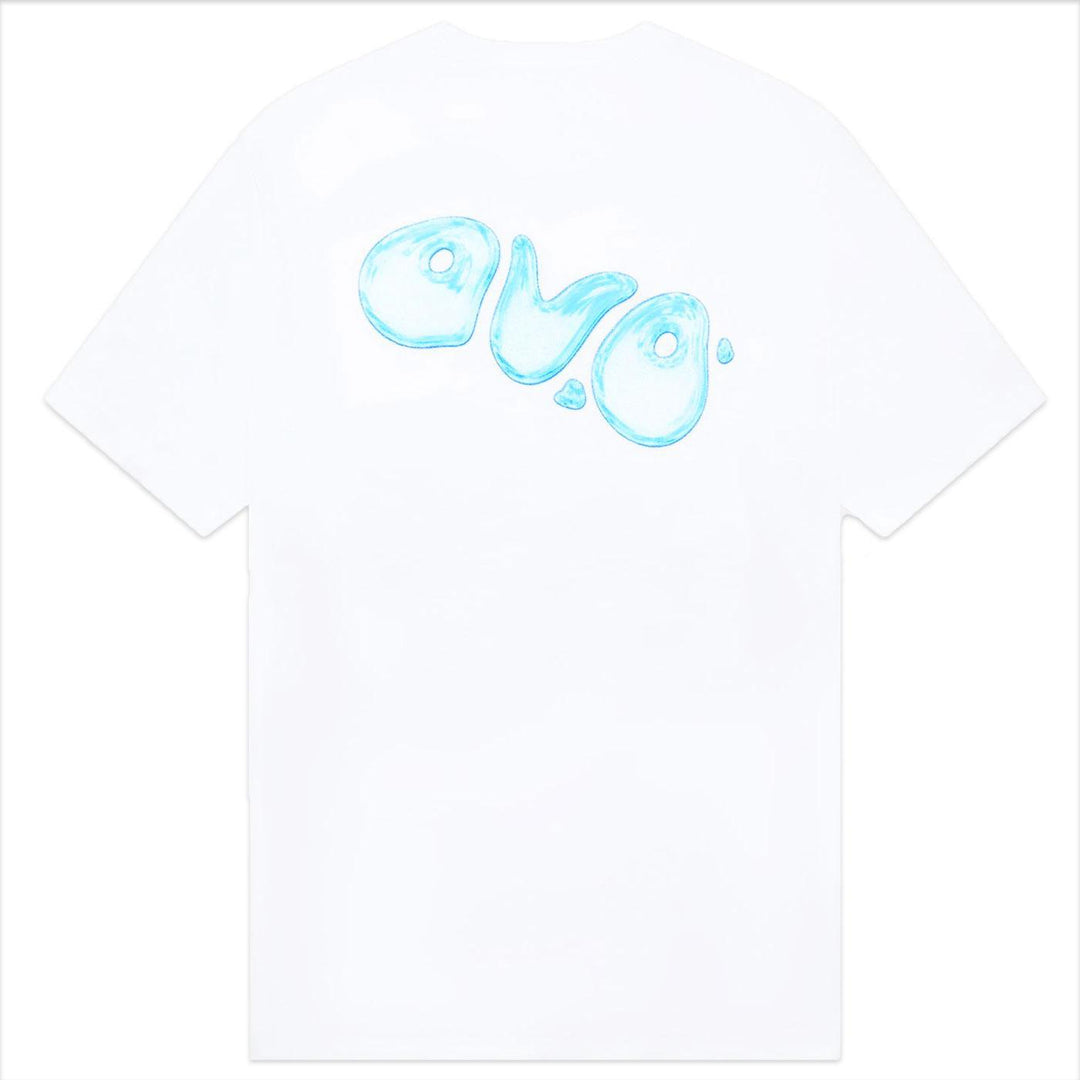 Liquid Owl T-Shirt (White) Rear | October's Very Own