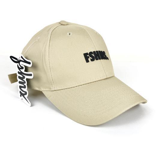 FSHNS Bold Logo Silicone Dad Hat (Khaki/Black)