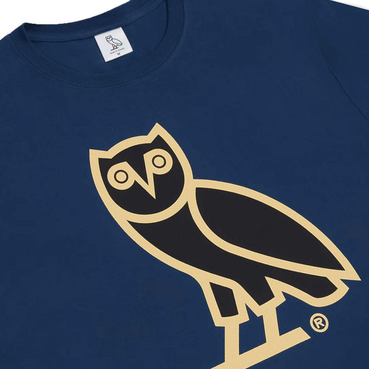 OVO OG Owl T-Shirt (Pageant Blue) Detail | OVO October's Very Own