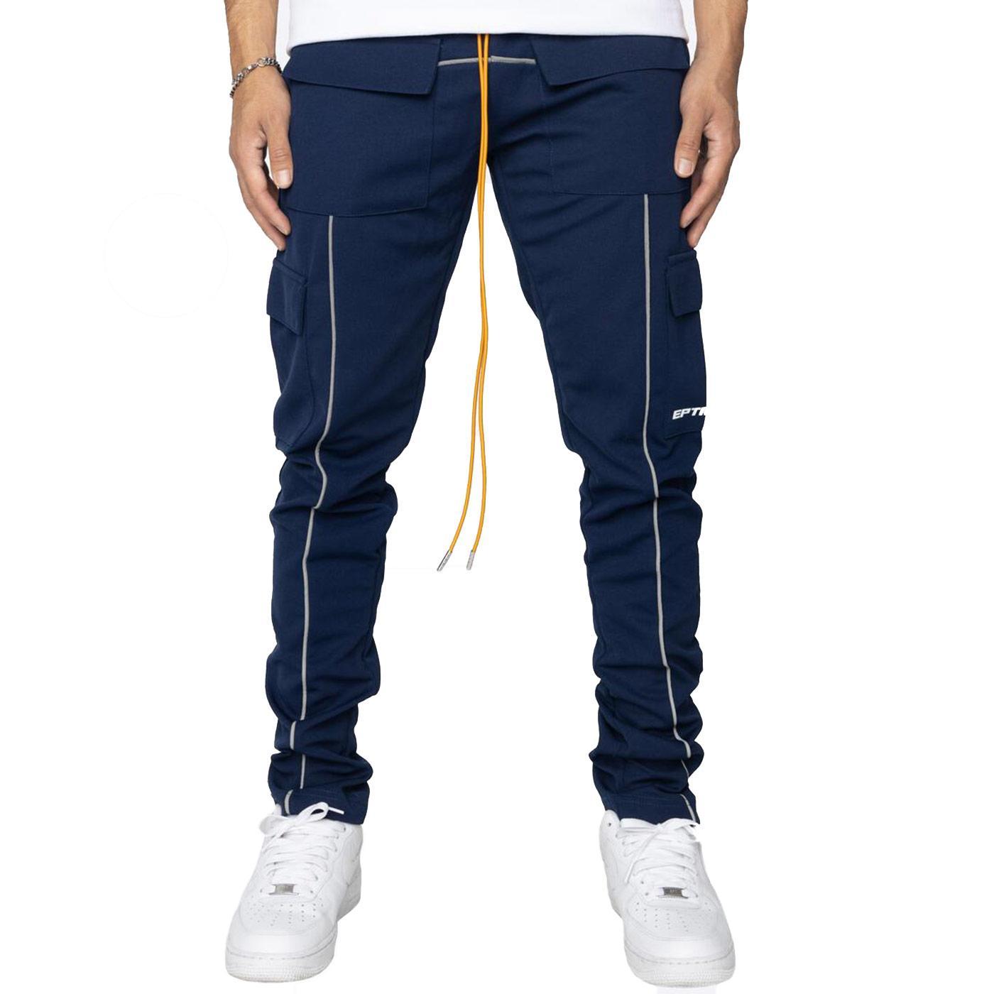 Reflective Piping Cargo Pants 3.0 (Navy) | EPTM – Urban Street Wear