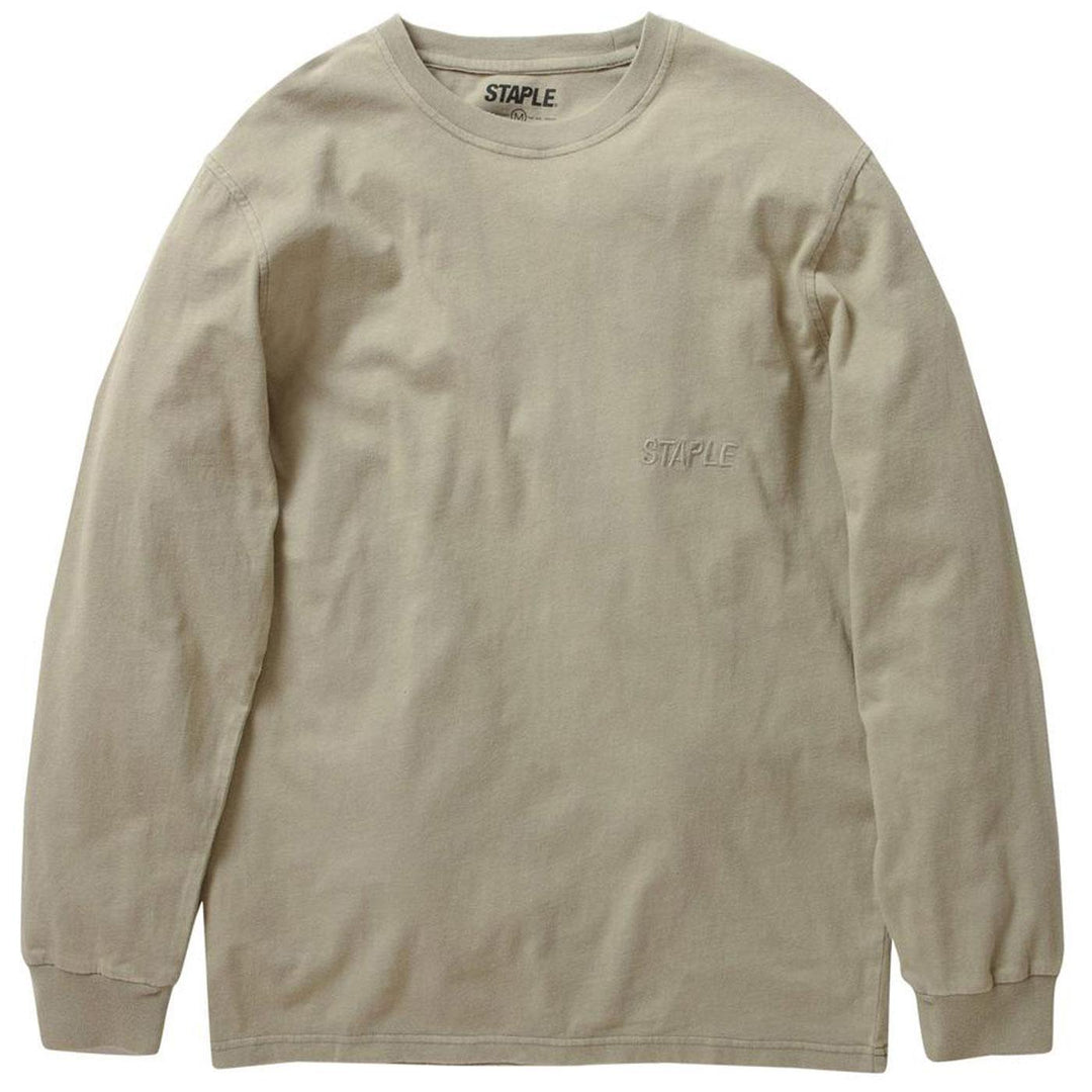 Broadway Washed L/S Tee (Sage) | Staple Pigeon