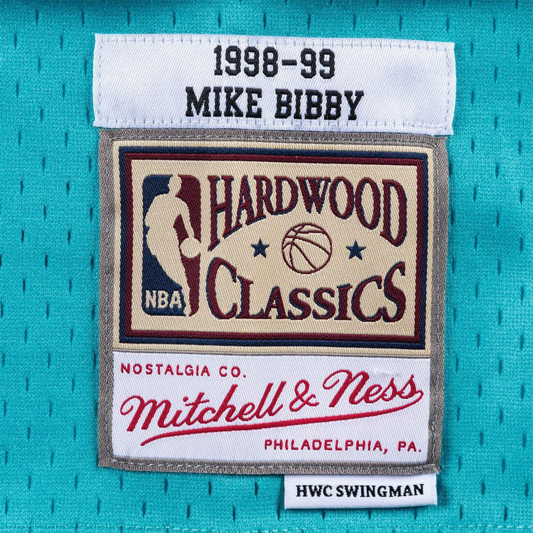 Swingman Jersey Vancouver Grizzlies Road 1998-99 Mike Bibby Detail | Mitchell