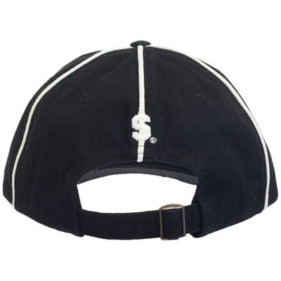 Supreme Piping 6-Panel Hat (Black) Rear | USW