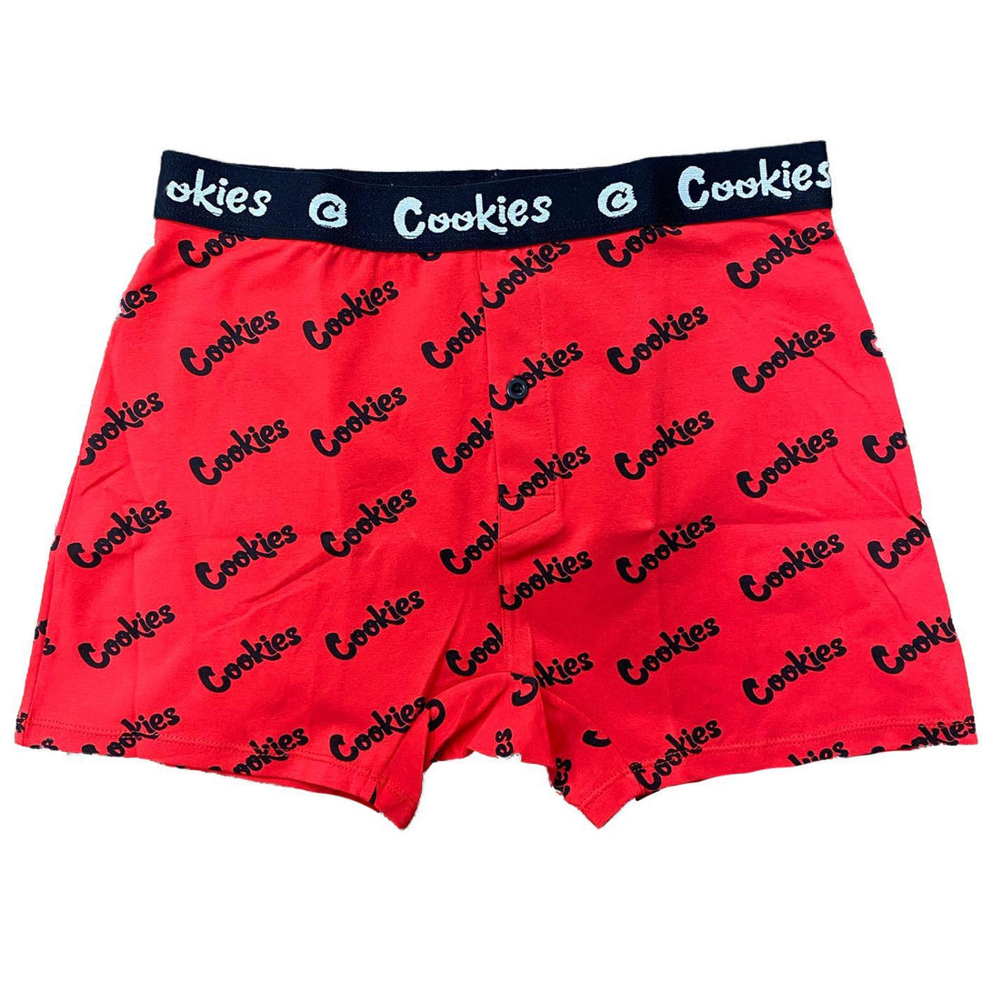 Repeated Print Boxer Briefs (Red) | Cookies Clothing