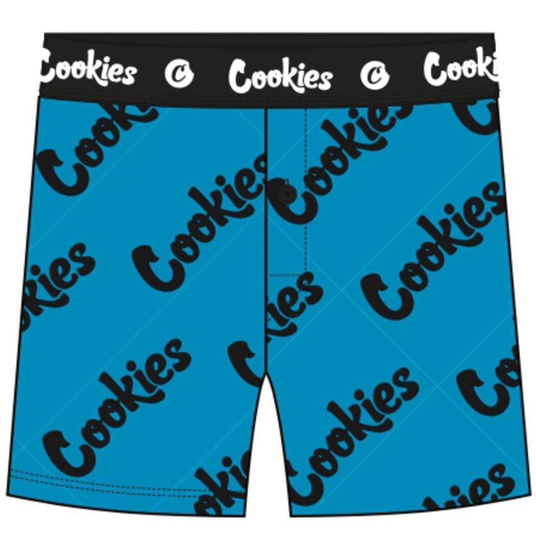 Repeated Print Boxer Briefs (Blue) | Cookies Clothing