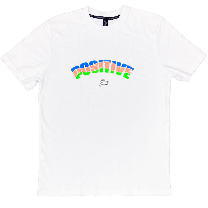 Positive Wave Tee (White) | FHSNS Brand