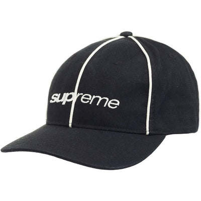 Supreme Piping 6-Panel Hat (Black) | USW