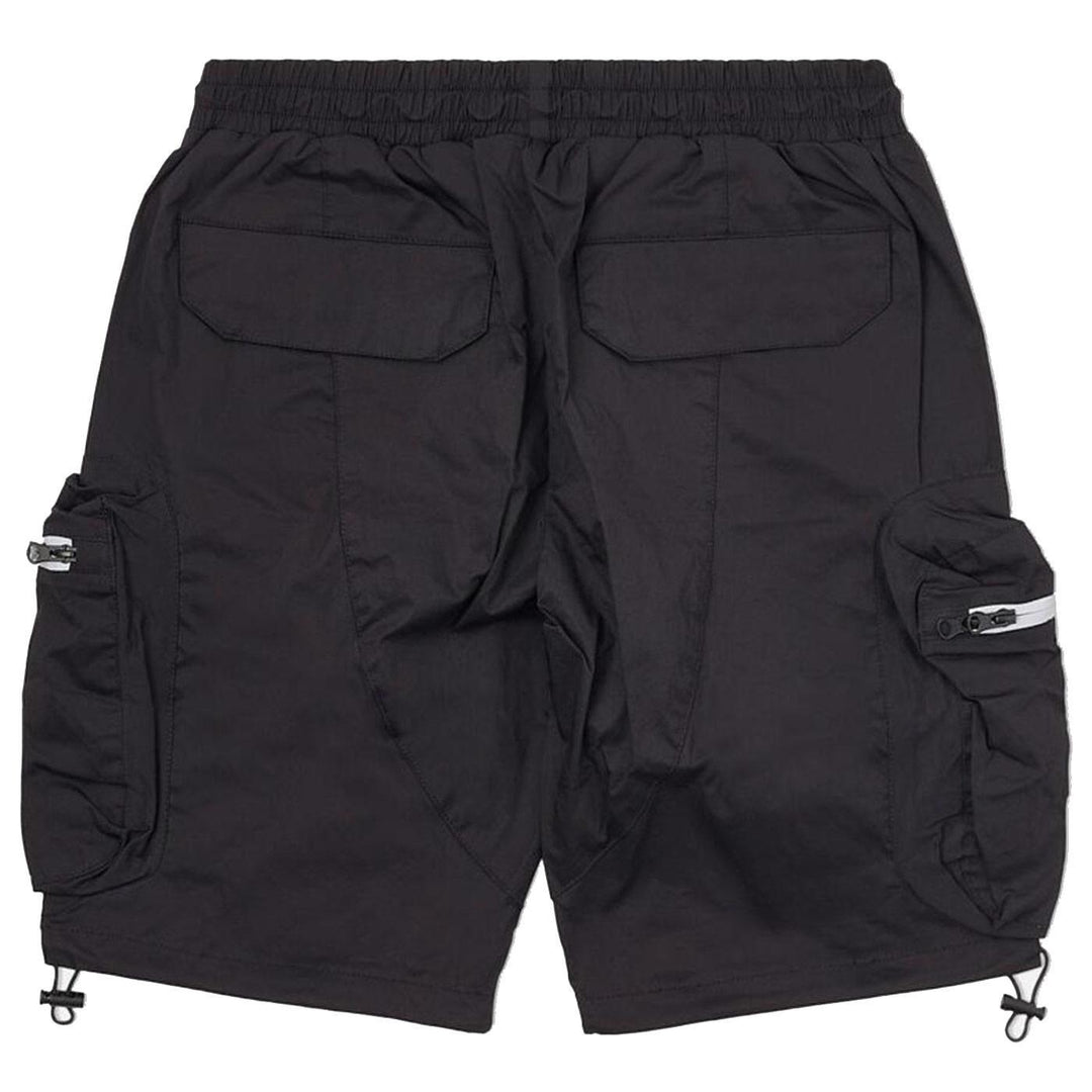 Combat Nylon Shorts 3M (Black) Rear | 8&9 Clothing