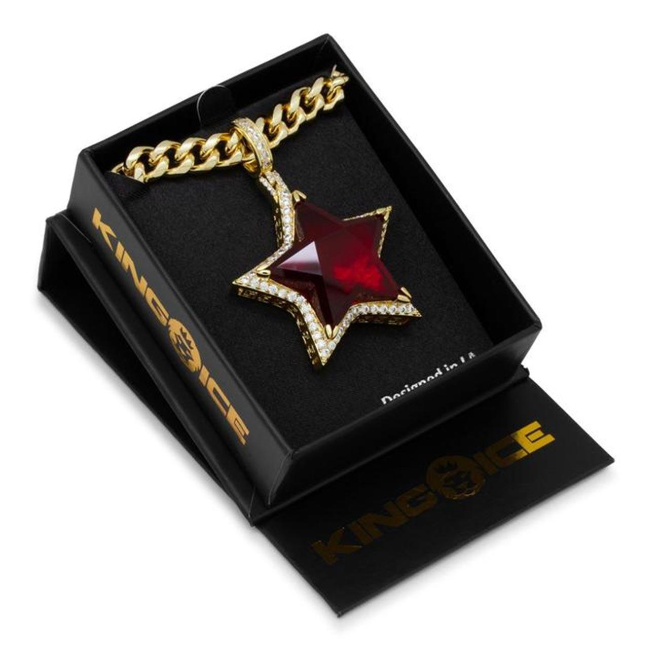 Ruby Star Necklace Box | King Ice