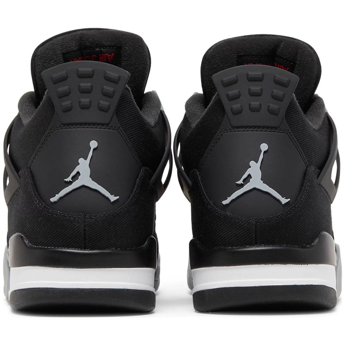 Nike Air Jordan 4 popular Retro „Black Canvas“