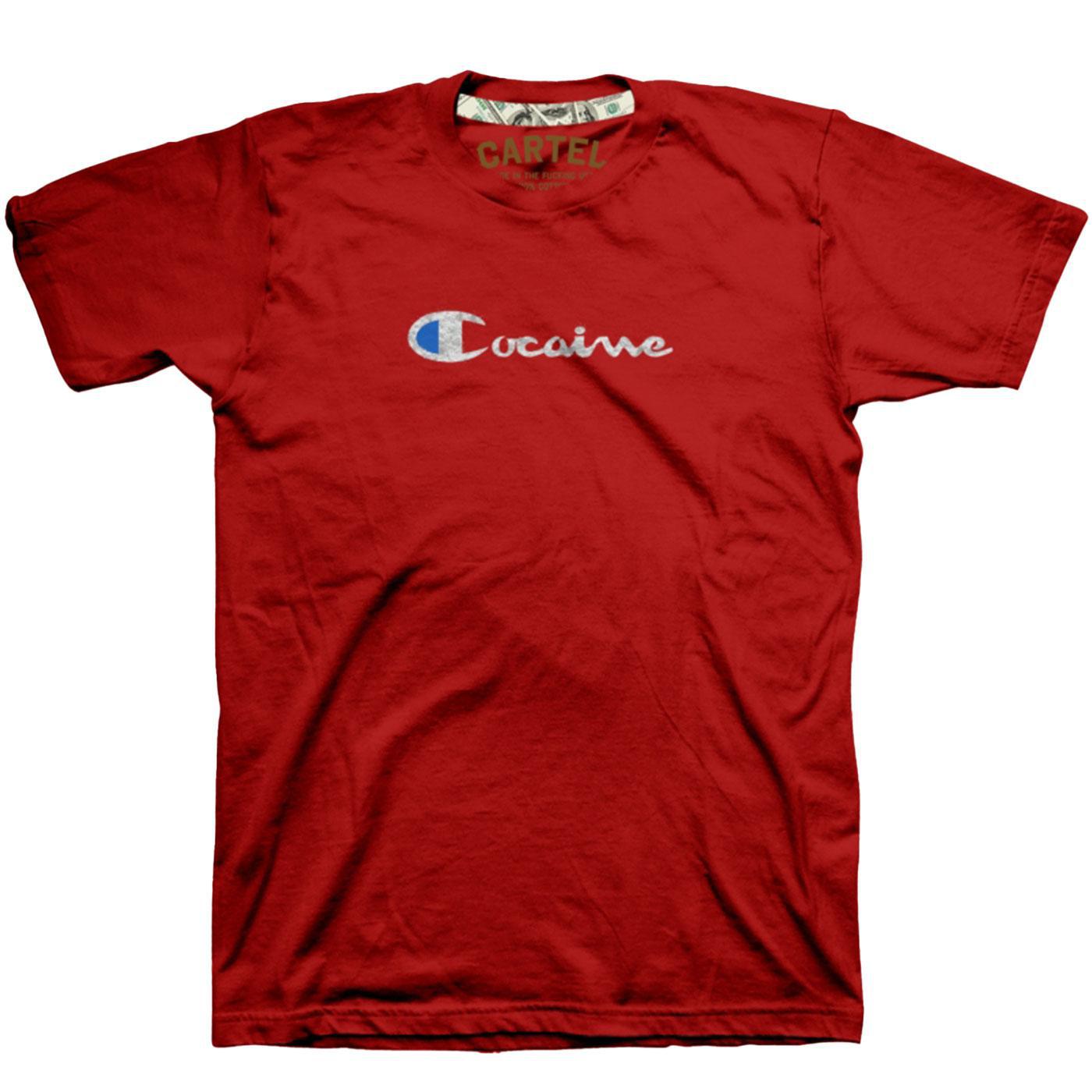 Champion Tee Red Cartel Life Urban Street Wear