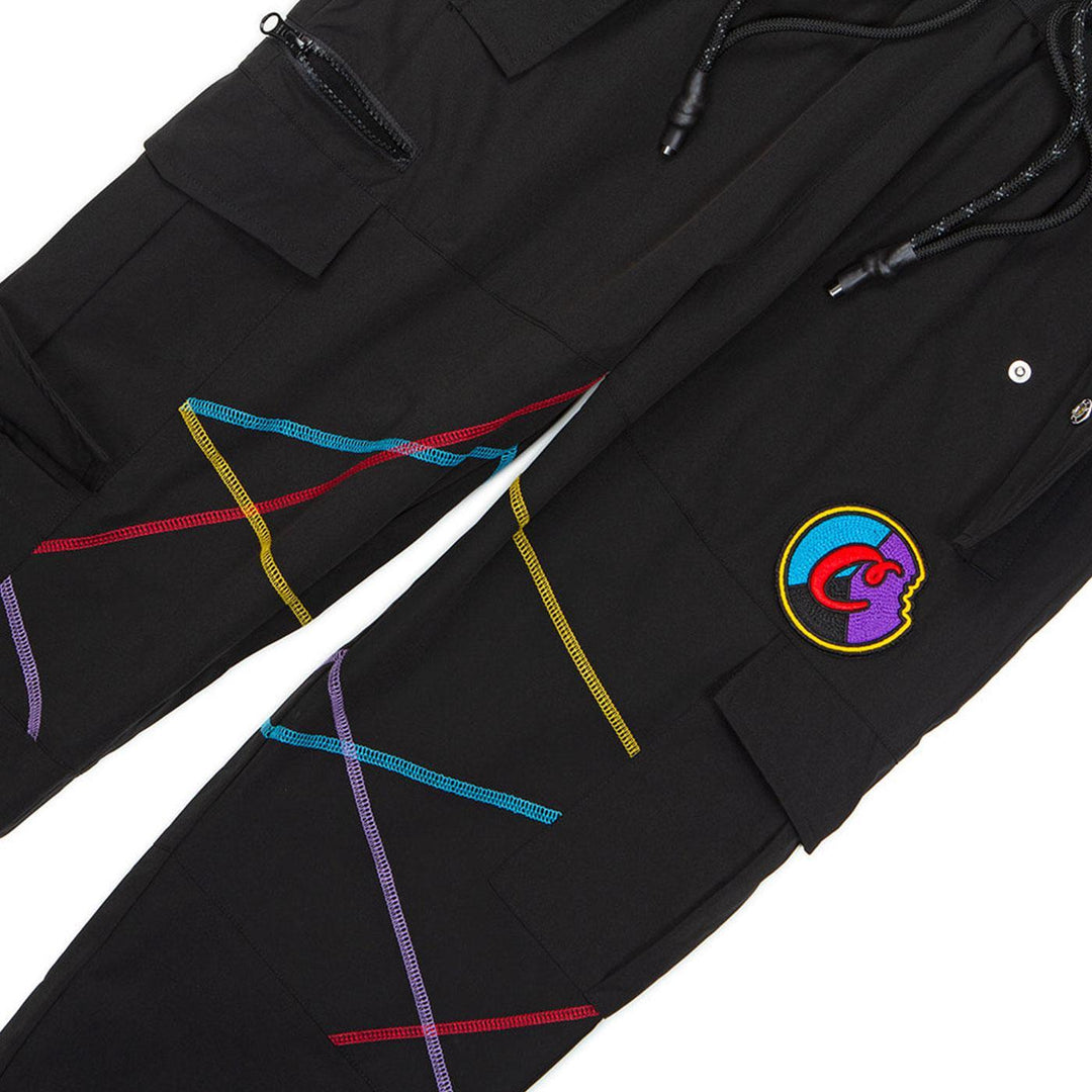 Show and Prove Windpants (Black) Stitching | Cookies Clothing
