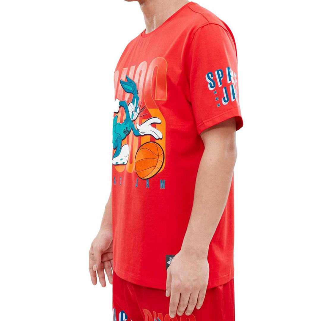 Bugs Space Jam 2 Basketball Tee (Red) Side | Freeze Max