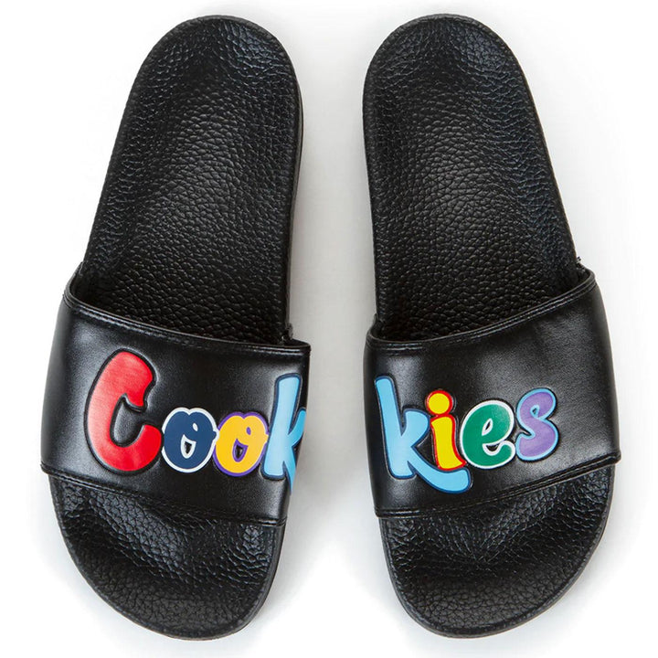 Cookies Original Mint Logo Slides (Black) top | Cookies Clothing