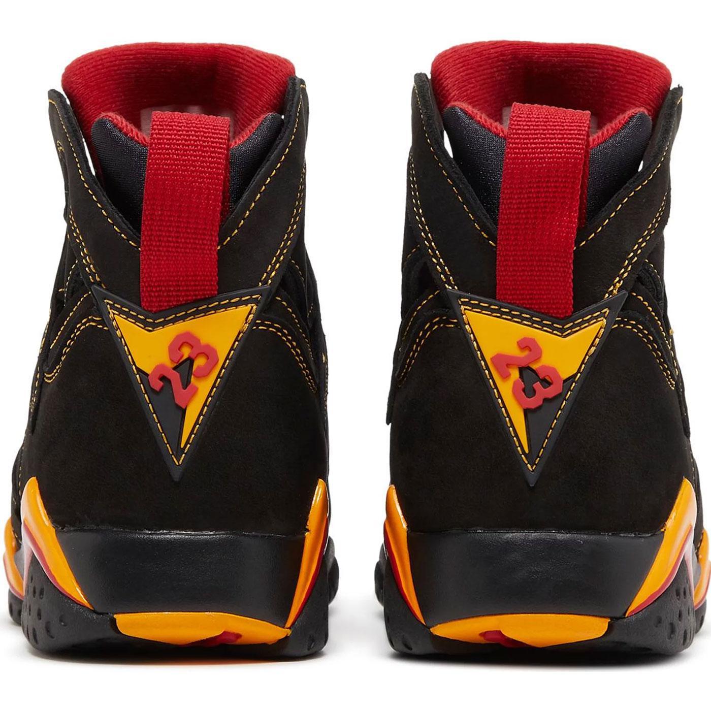 black and yellow jordans 7