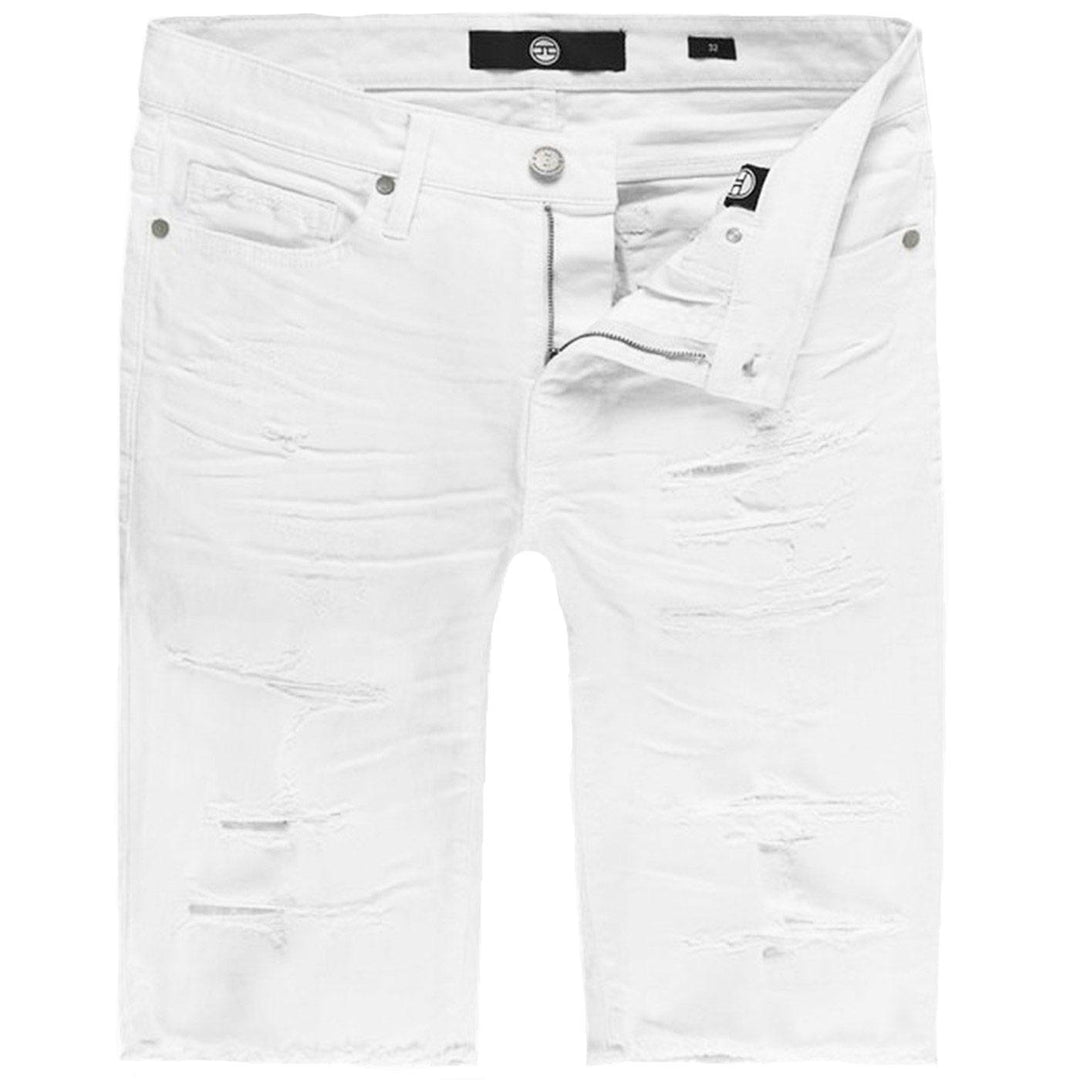Wildwood Twill Shorts (White) | Jordan Craig