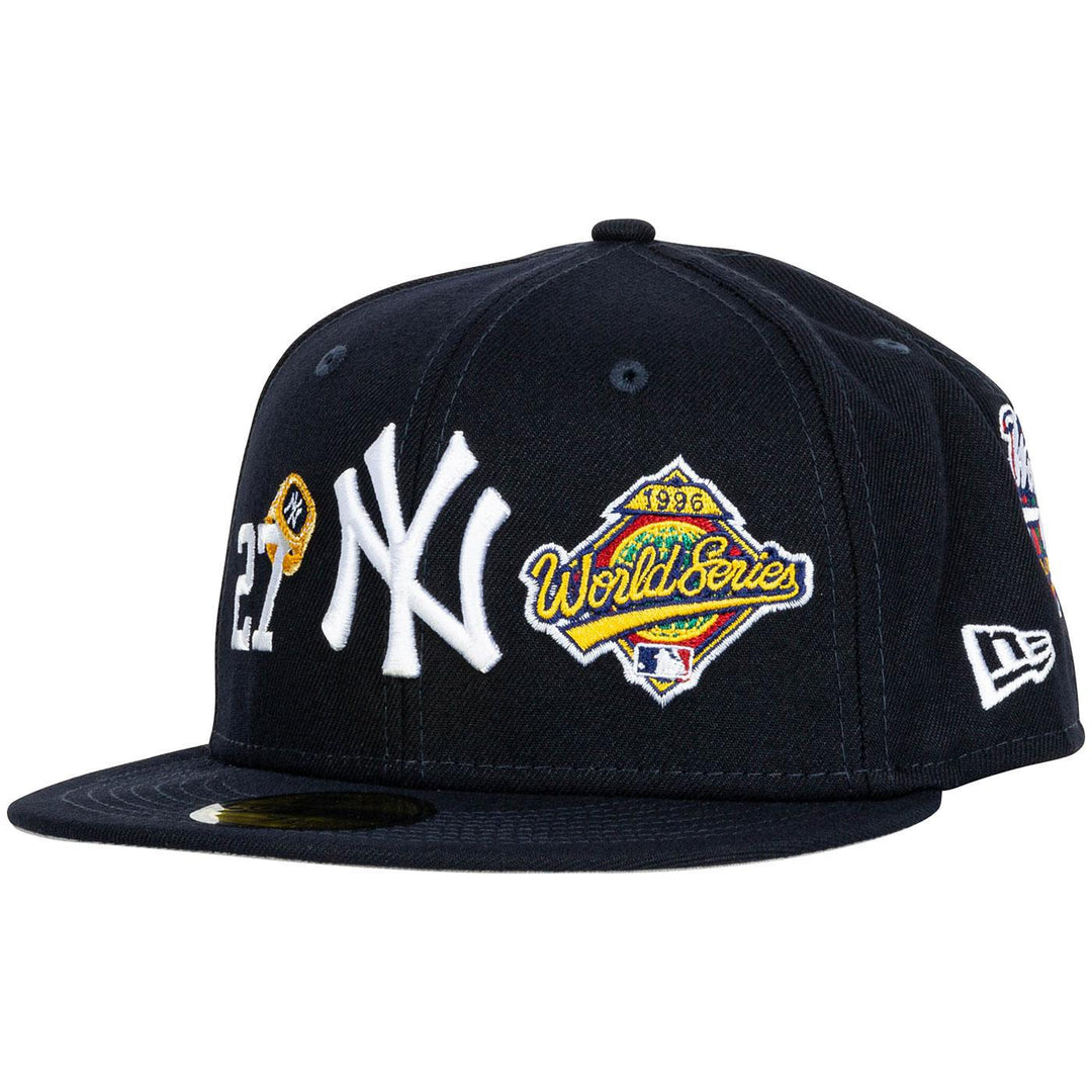 New Era Yankees 59Fifty Count The Ring Fit Hat (Navy)