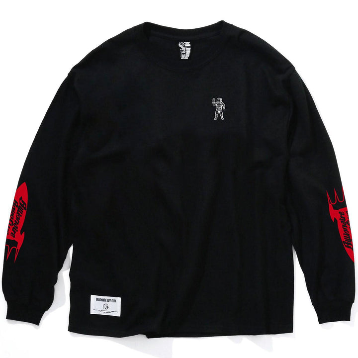 Cotton L/S T-Shirt Astronaut (Black) | Billionaire Boys Club