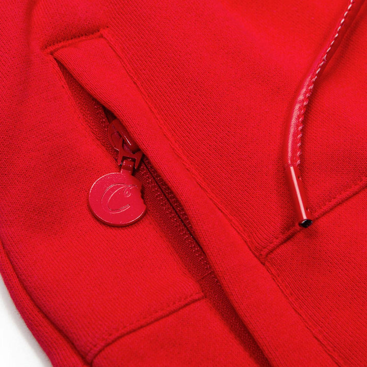 Monaco Sweatshorts (Red) Detail | Cookies Clothing