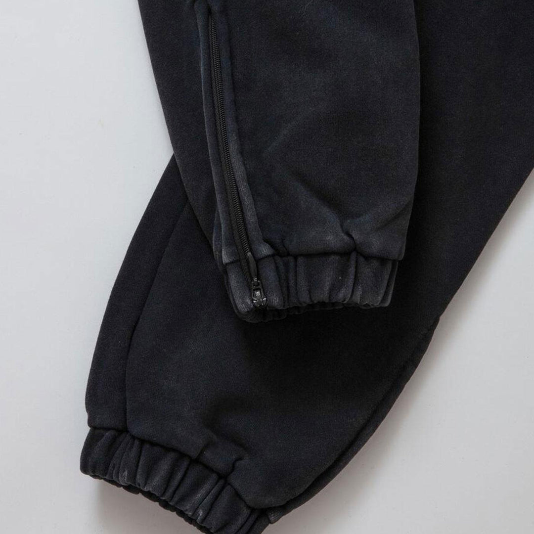 Broadway Washed Sweatpants (Black) Ankle | Staple Pigeon