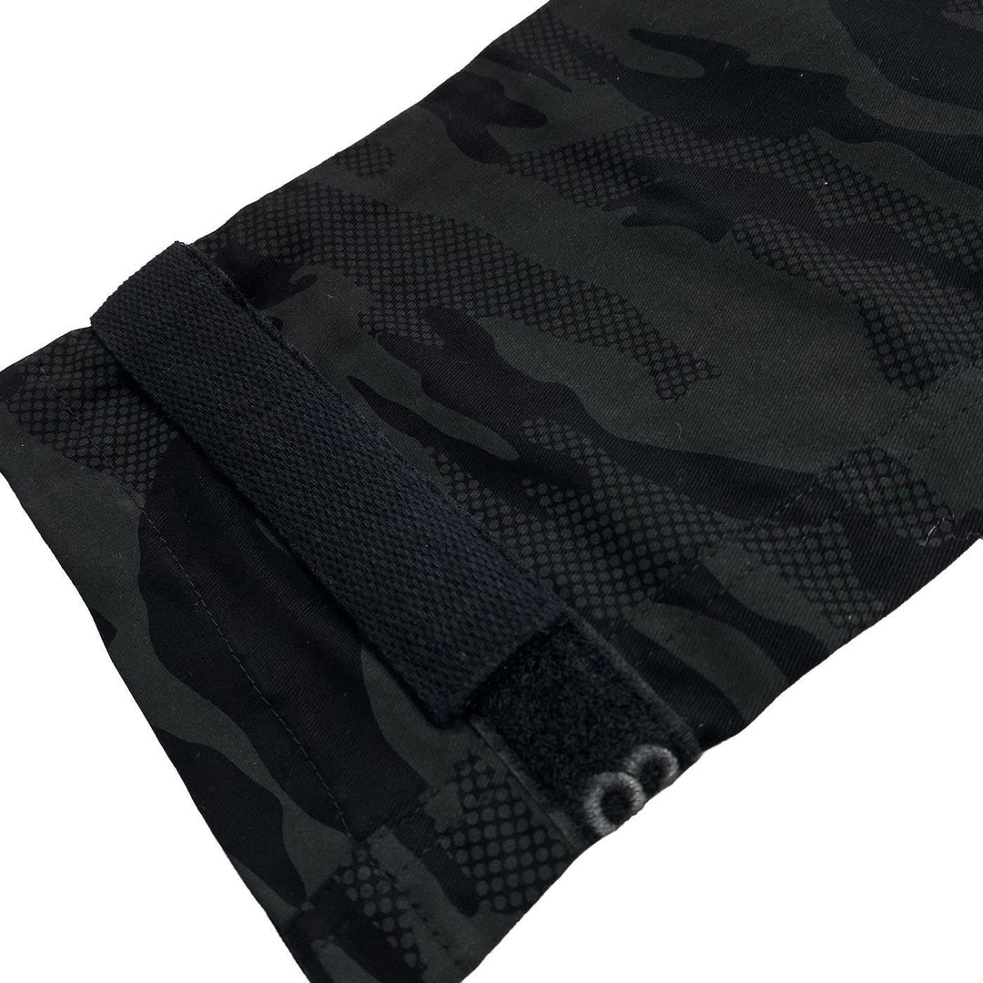 Strapped Up Slim Utility Pants (Camo) Close Up | 8 & 9 Clothing