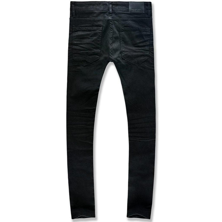 Ross Pure Tribeca Twill Pants (Black) Rear | Jordan Craig
