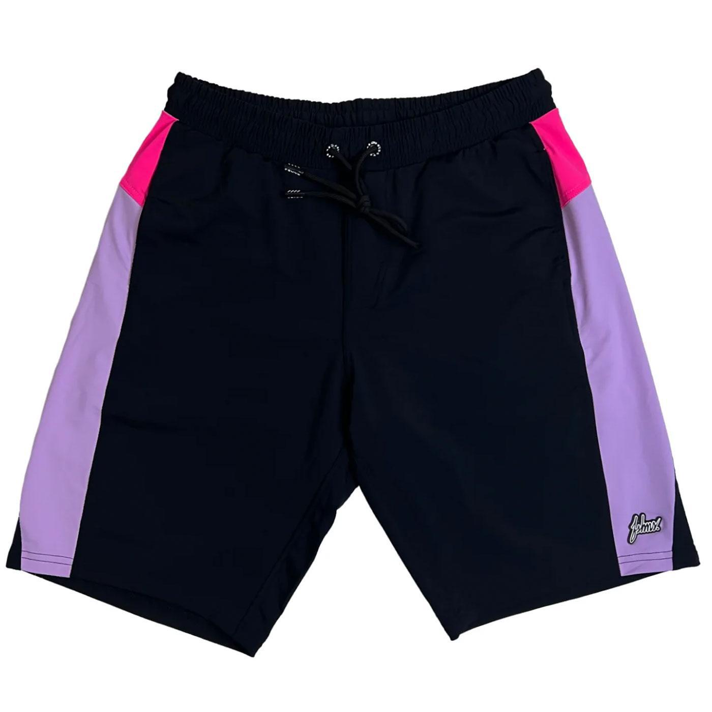 Trident Swimshort Poseidon (Black/Lilac/Pink) | FSHNS Brand
