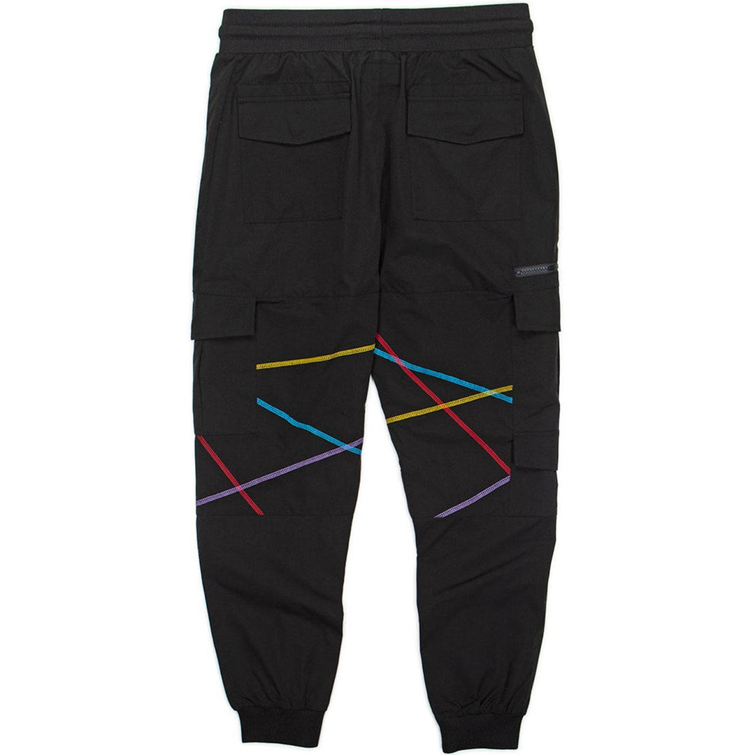 Show and Prove Windpants (Black) Rear | Cookies Clothing