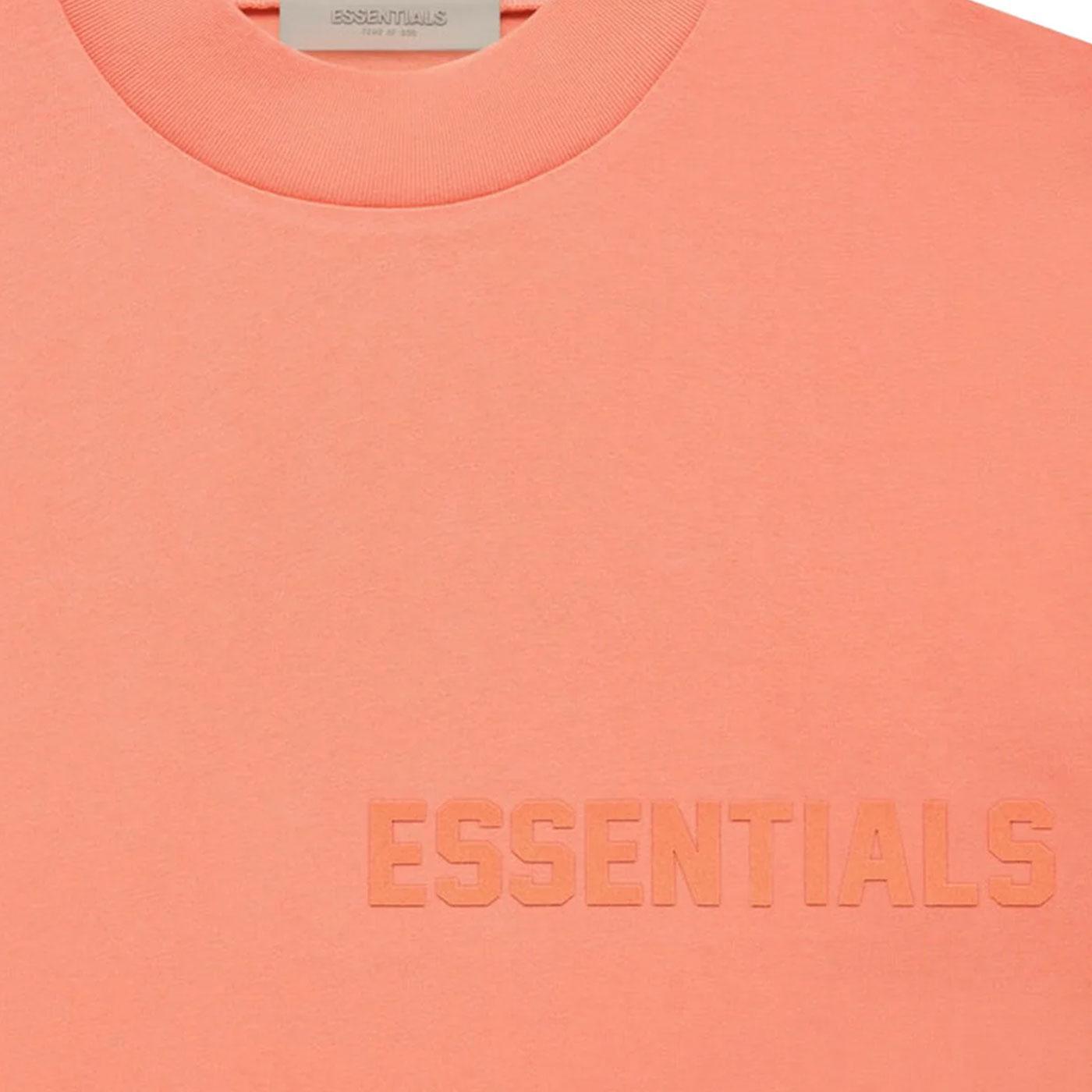 Essentials Fear Of hot God Short Sleeve T-Shirt Coral Men’s Large