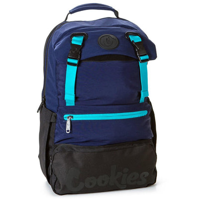 Parks Utility Sateen Bomber Nylon Backpack (Navy) | Cookies Clothing