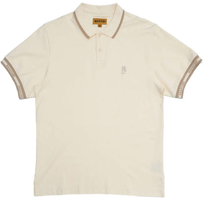 M365 Makobi Essential Polo Shirt (Natural) | Makobi