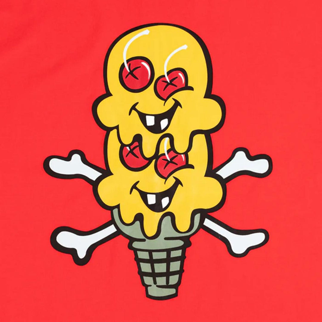 Two Scoops SS Tee (Tomato) Detail | Ice Cream
