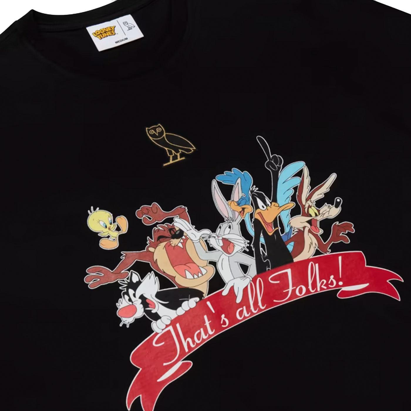 Looney Tunes™ x OVO® Long Sleeve T-Shirt (Black) Detail