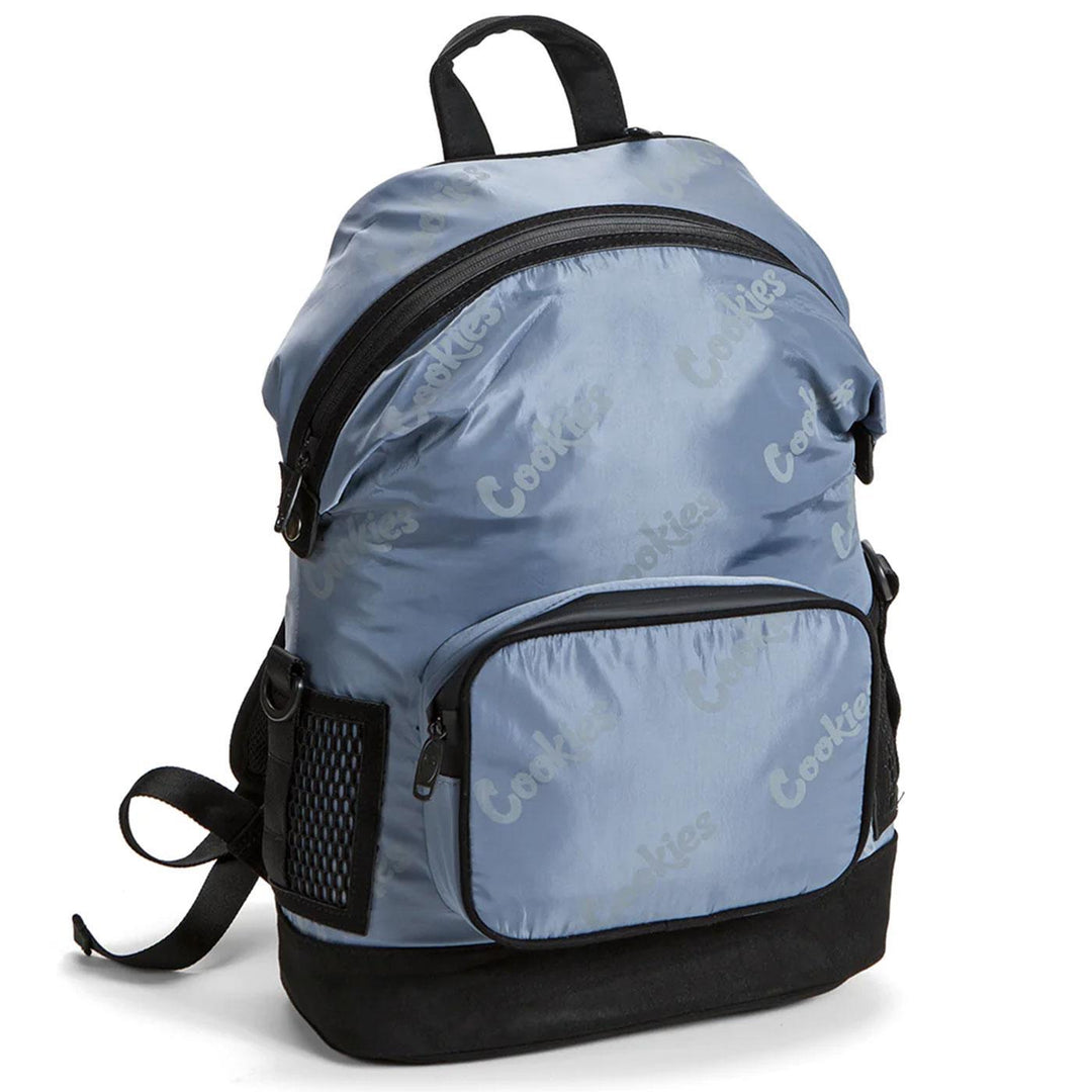 Luxe Satin Smell Proof Backpack (Grey) | Cookies Clothing