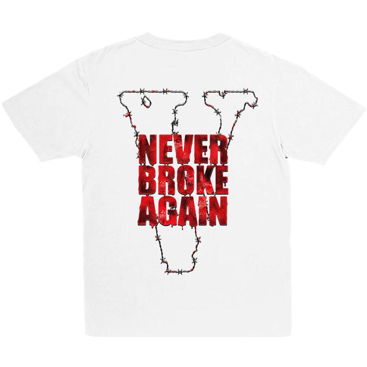 NeverBrokeAgain Vlone Haunted Tee (White) | Vlone LTD – Urban