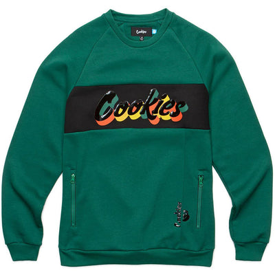 Searchlight Crewneck (Forest Green) | Cookies Clothing