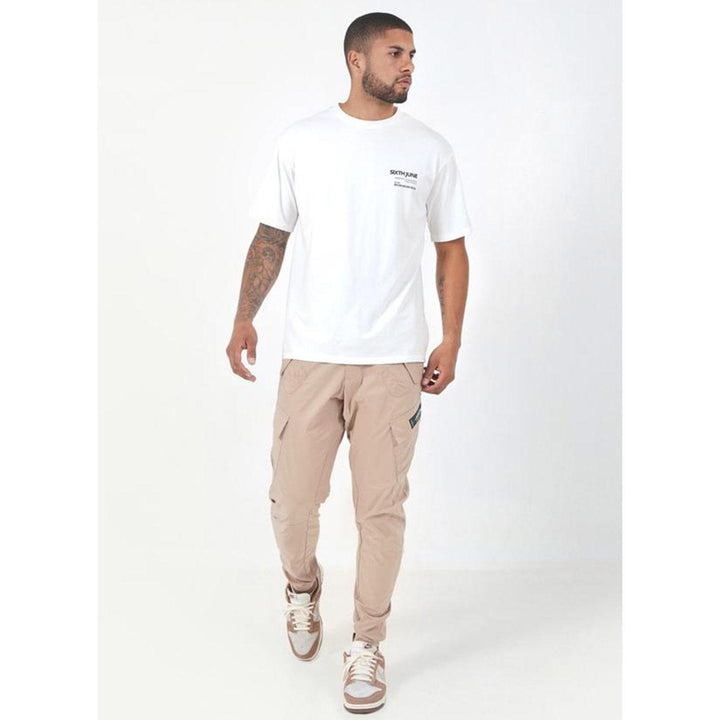 Cargo Multipocket Jogger (Beige) Style | Sixth June