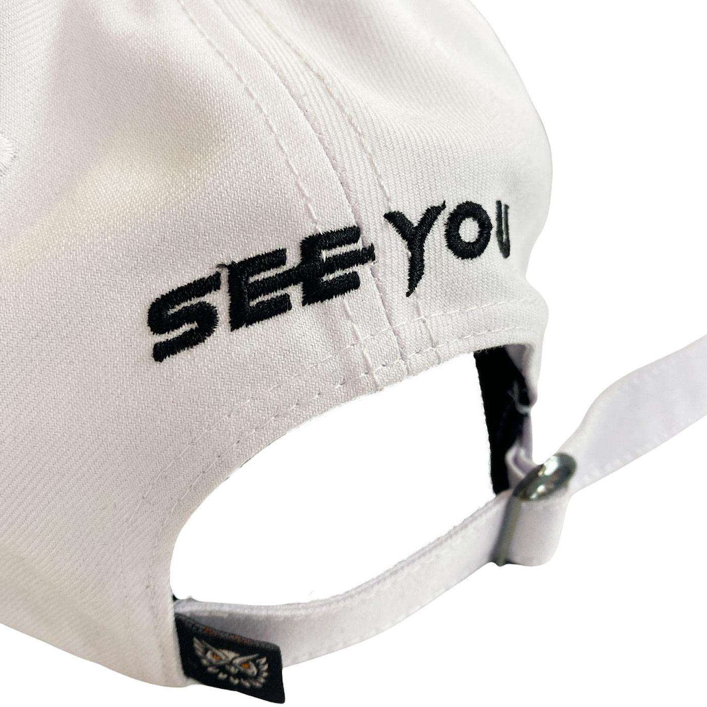 Owl Vision Hat (White/Black) Rear | See You