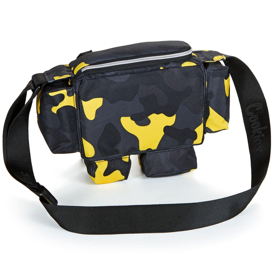 Militant Shoulder Bag (Yellow Camo) Rear | Cookies Clothing