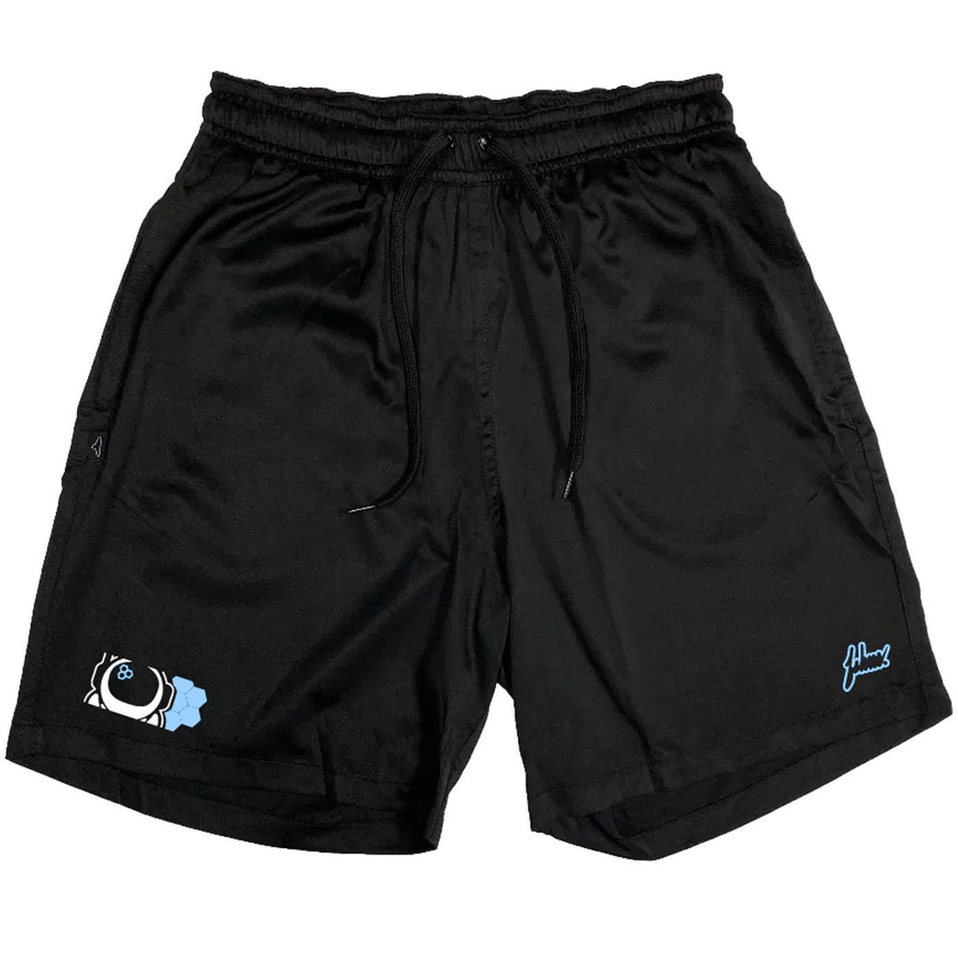 Astro Webb Hybrid Shorts (Black/Powder Blue) | FSHNS Brand