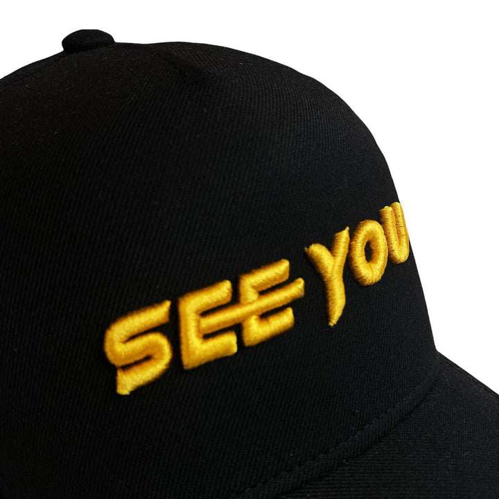 See You Vision Hat (Black/Gold) Detail | See You