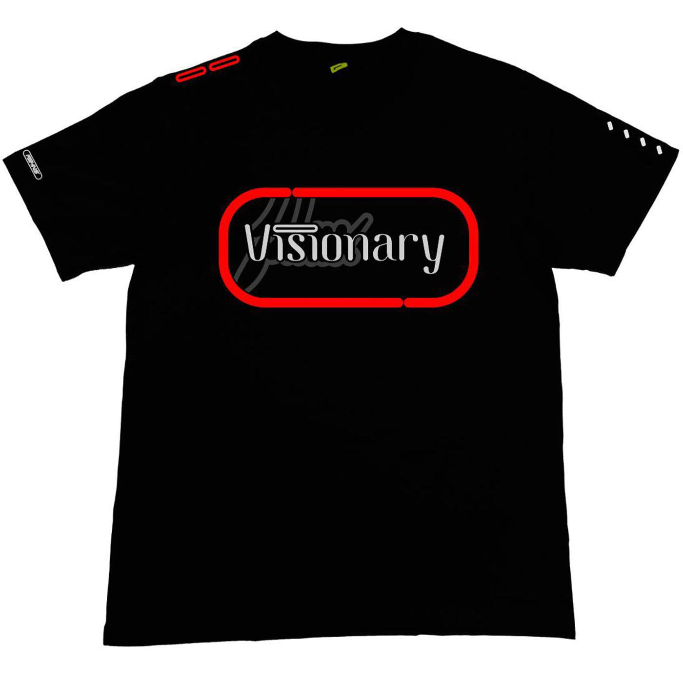 Visionary Box Premium Tee (Black/Red) | FSHNS Brand