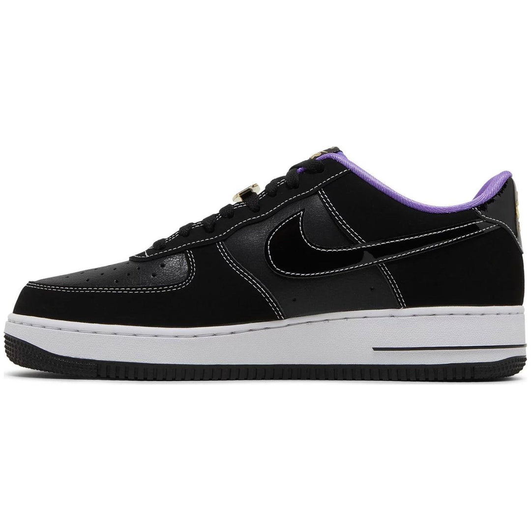 Air Force 1 Low '07 LV8 EMB 'World Champ - Lakers' DR9866 001 Side | Nike