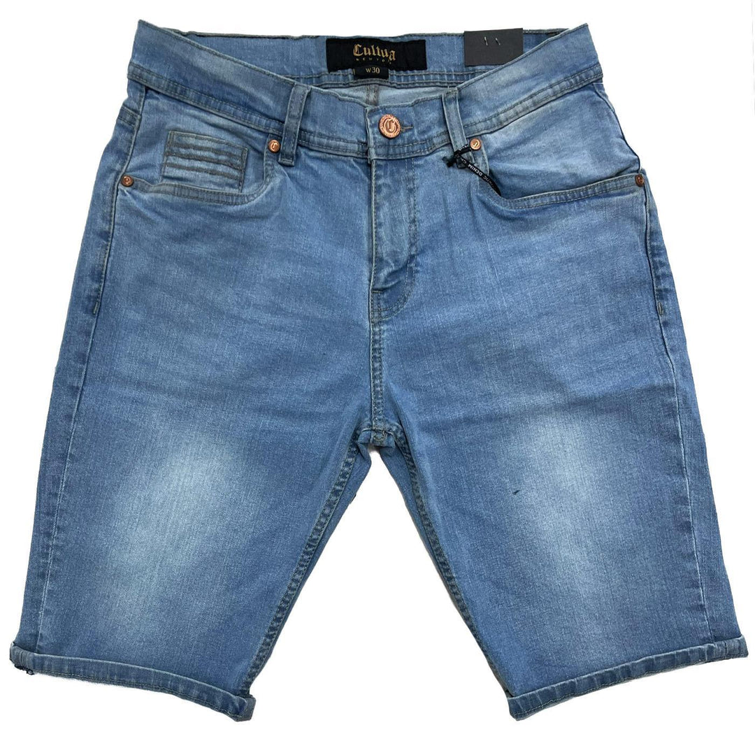 165 Stretch Jean Shorts (Light Wash) | Kickback Jeans