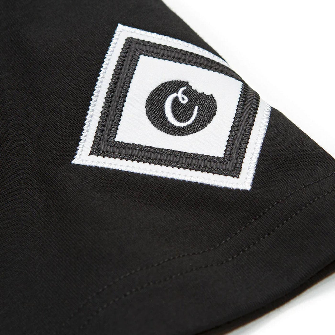 Pack Talk V-Neck S/S Knit (Black) Logo | Cookies Clothing