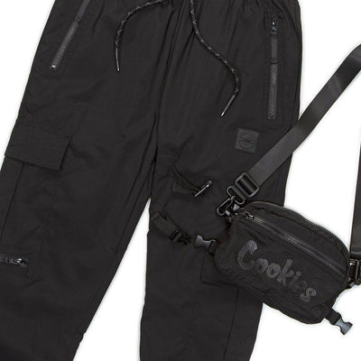 Carpe Diem Cargo Pants (Black) Detail | Cookies Clothing