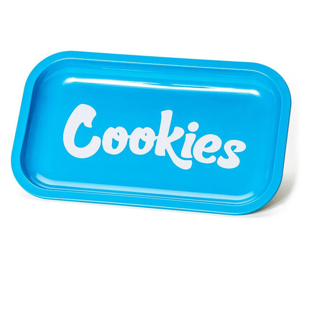 Blue Metal Rolling Tray (Medium) | Cookies Clothing